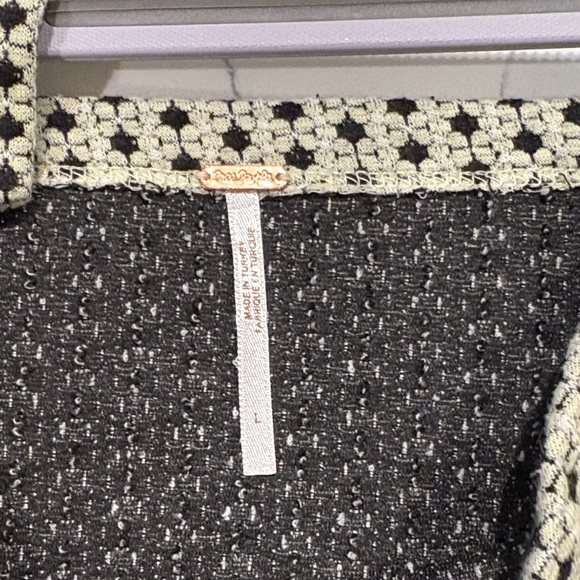 Free People Green and Black Patterned Tank Top - Picture 3 of 3